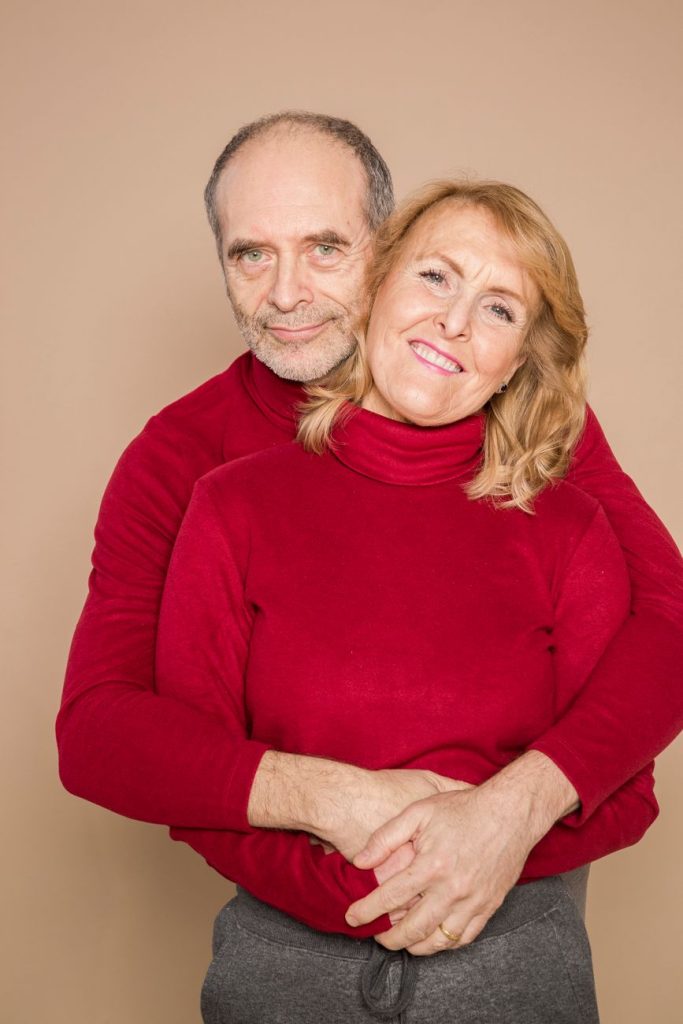 Couple enlacé